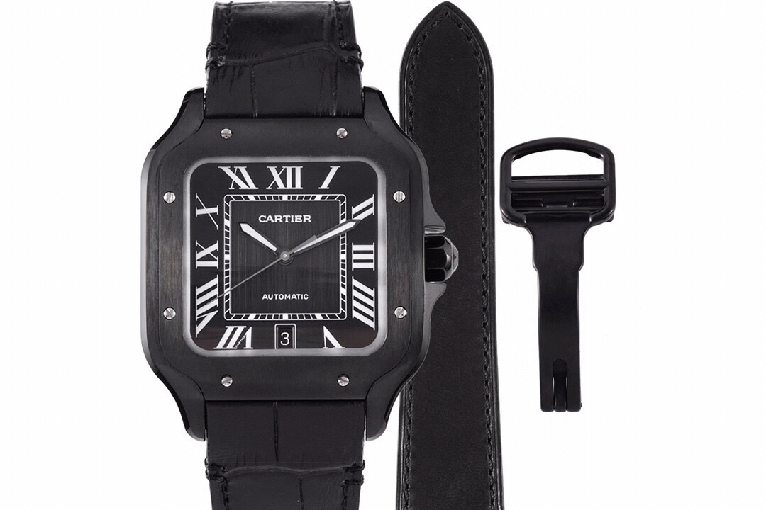Cartier Santos Blue 9019 38mm
