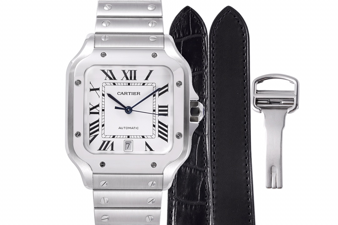 Cartier Santos Blue 9019 38mm