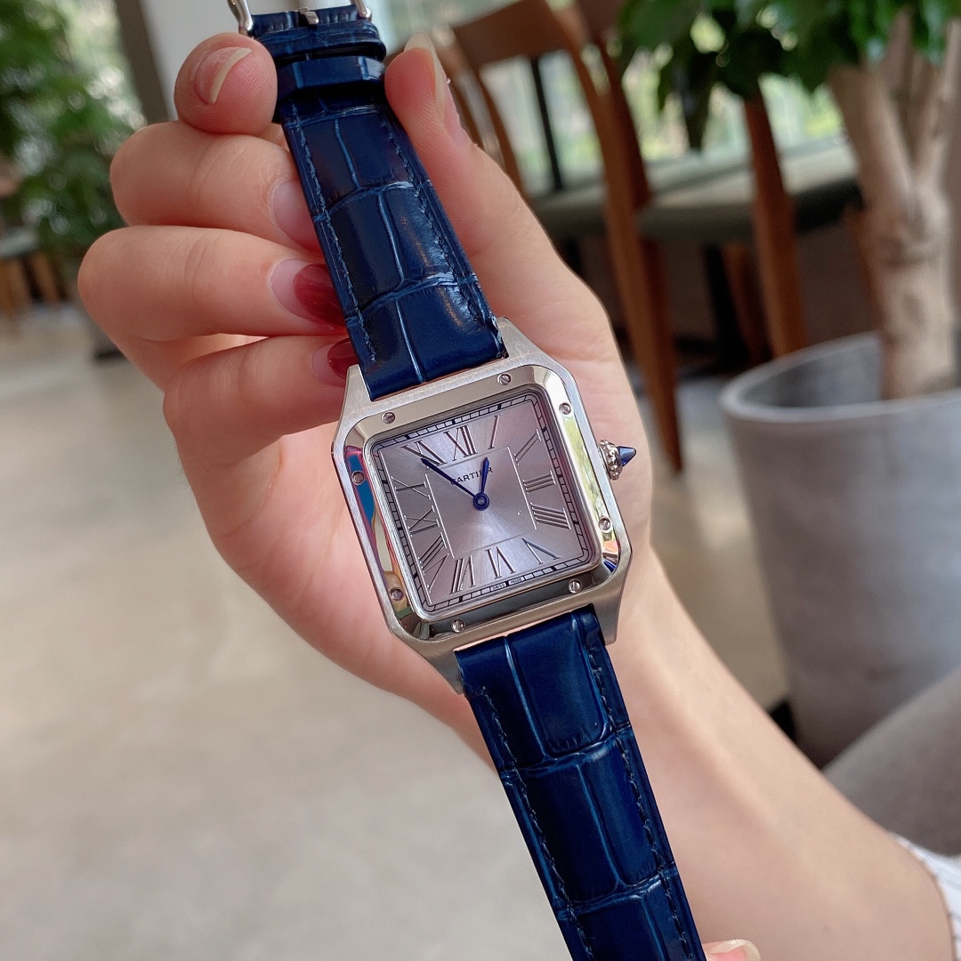 Cartier Santos Blue