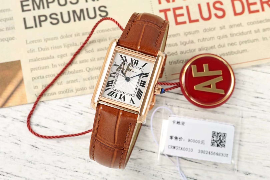 Cartier Tank Blue 29.5mm AF
