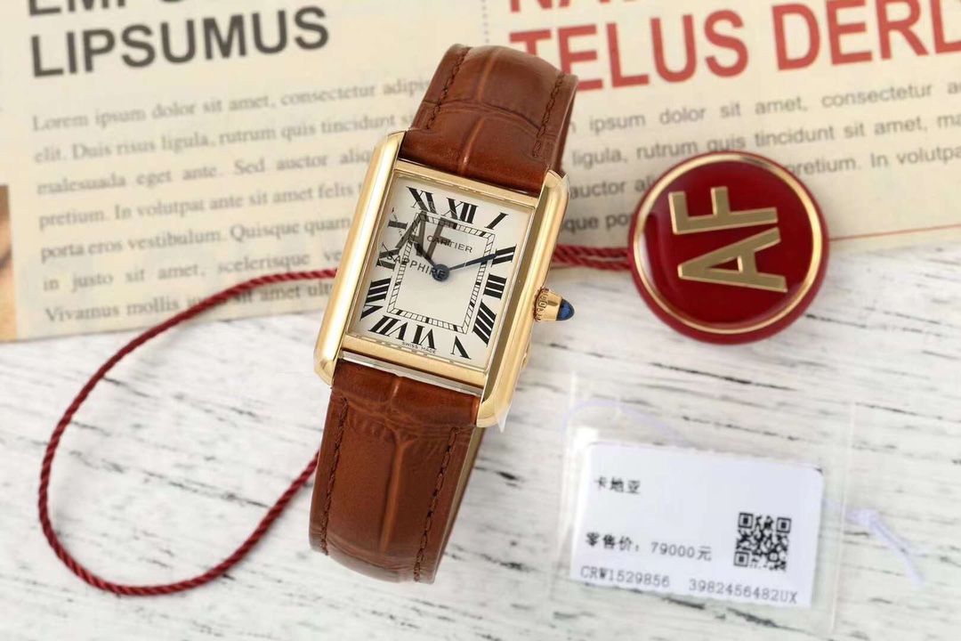 Cartier Tank Blue 29.5mm AF