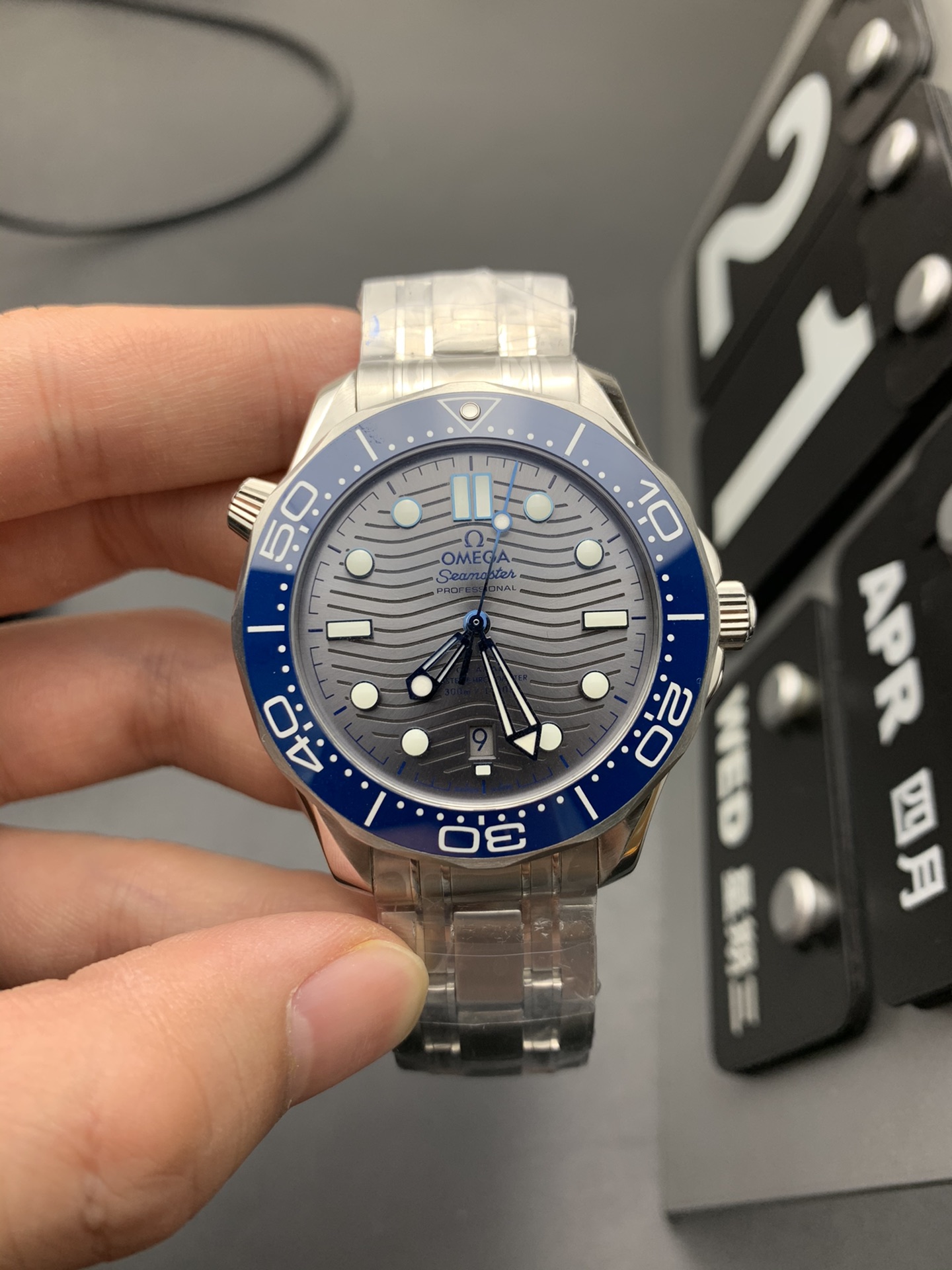 Omega Seamaster Grey VS