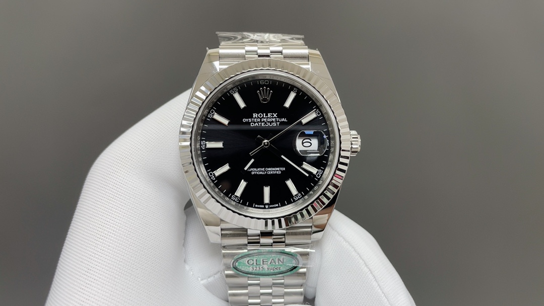 Rolex Datejust Black 3235 41mm