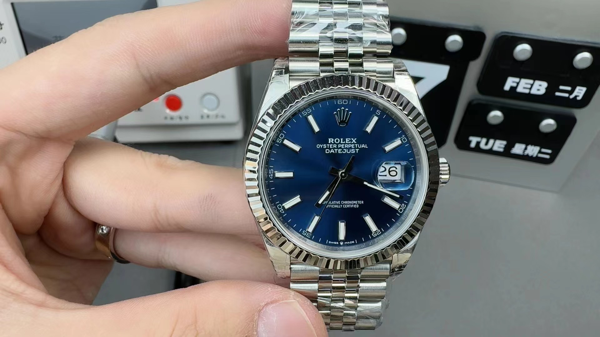 Rolex Datejust Blue VS
