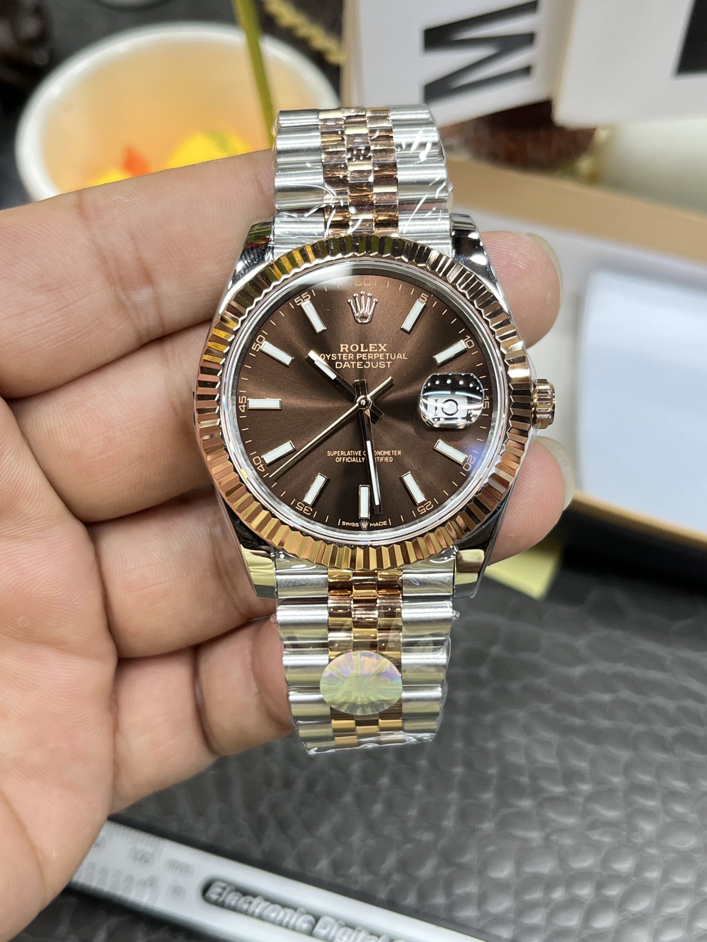 Rolex Datejust Rose Gold 3135 41mm