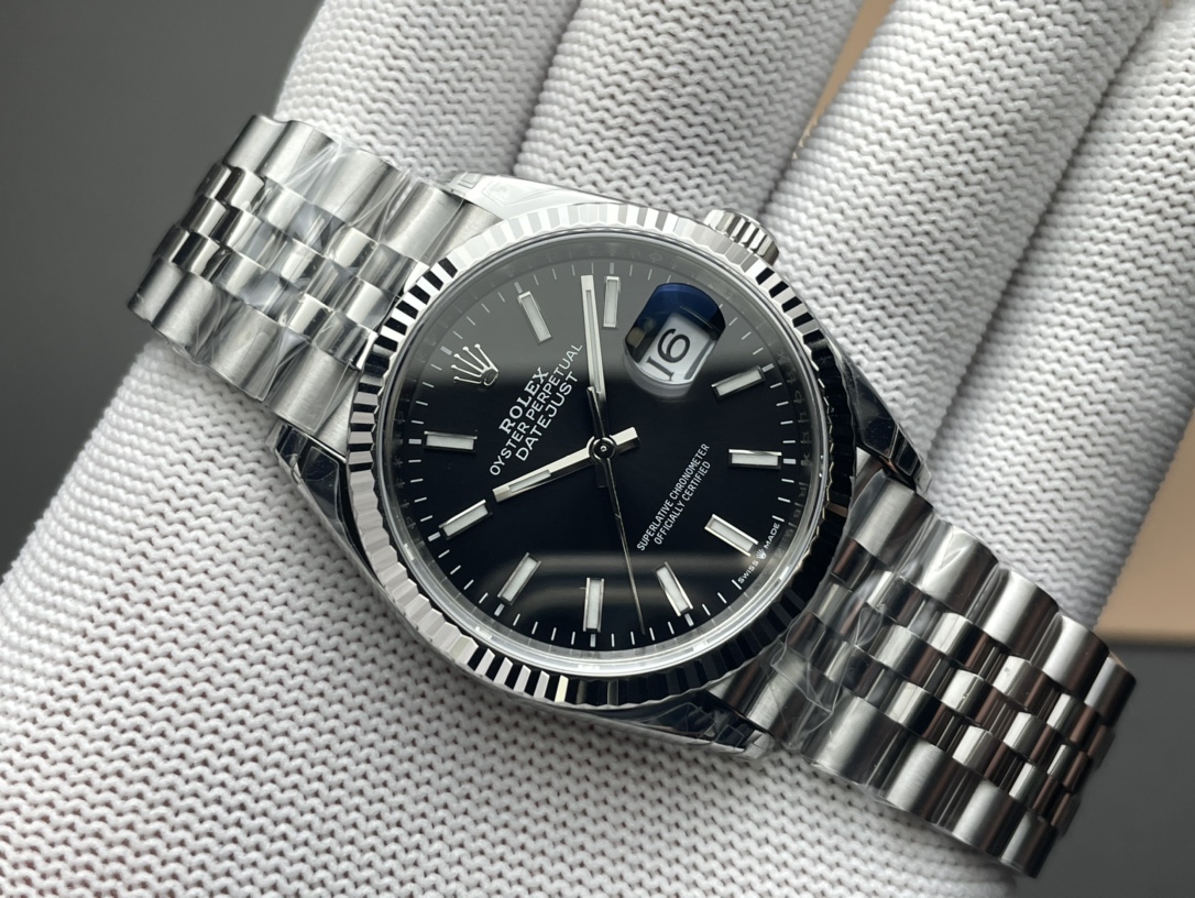Rolex Datejust Black 3235 36mm
