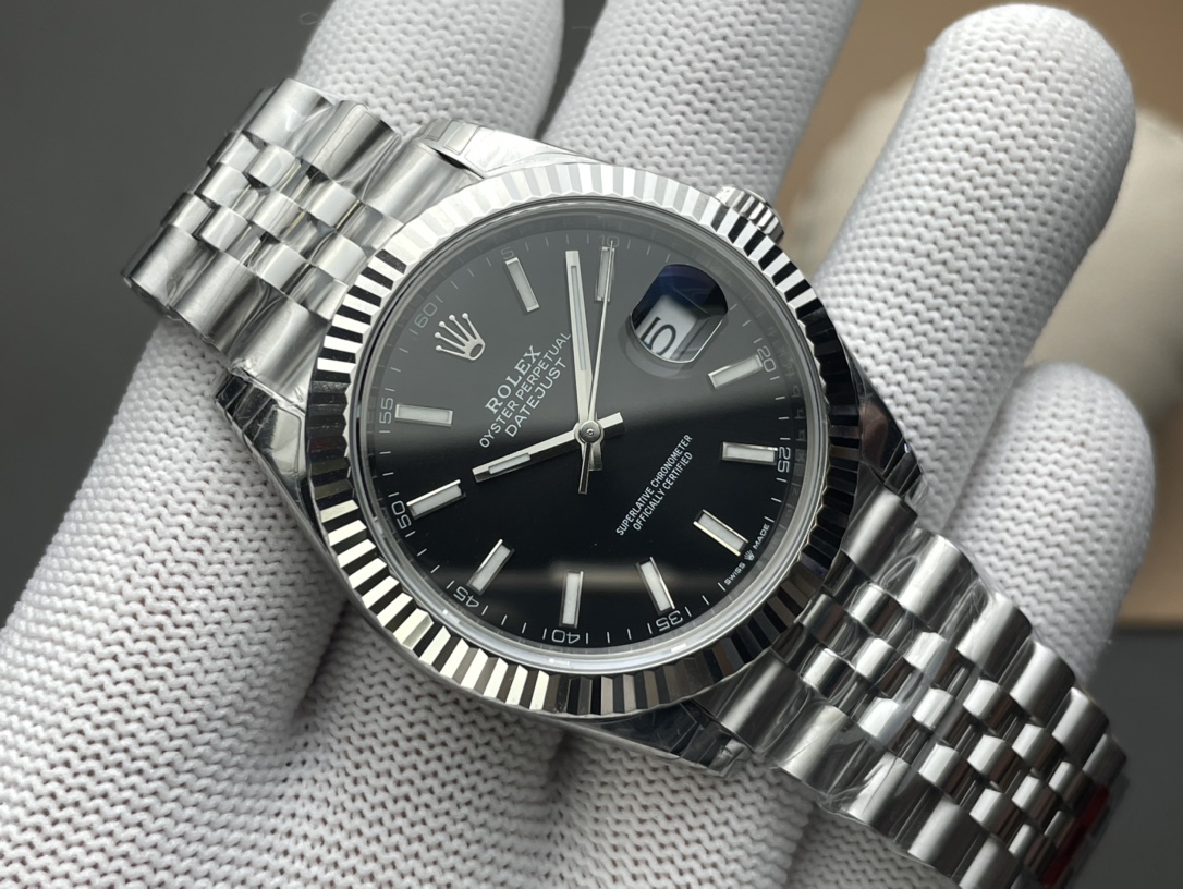 Rolex Datejust Black 3235 41mm