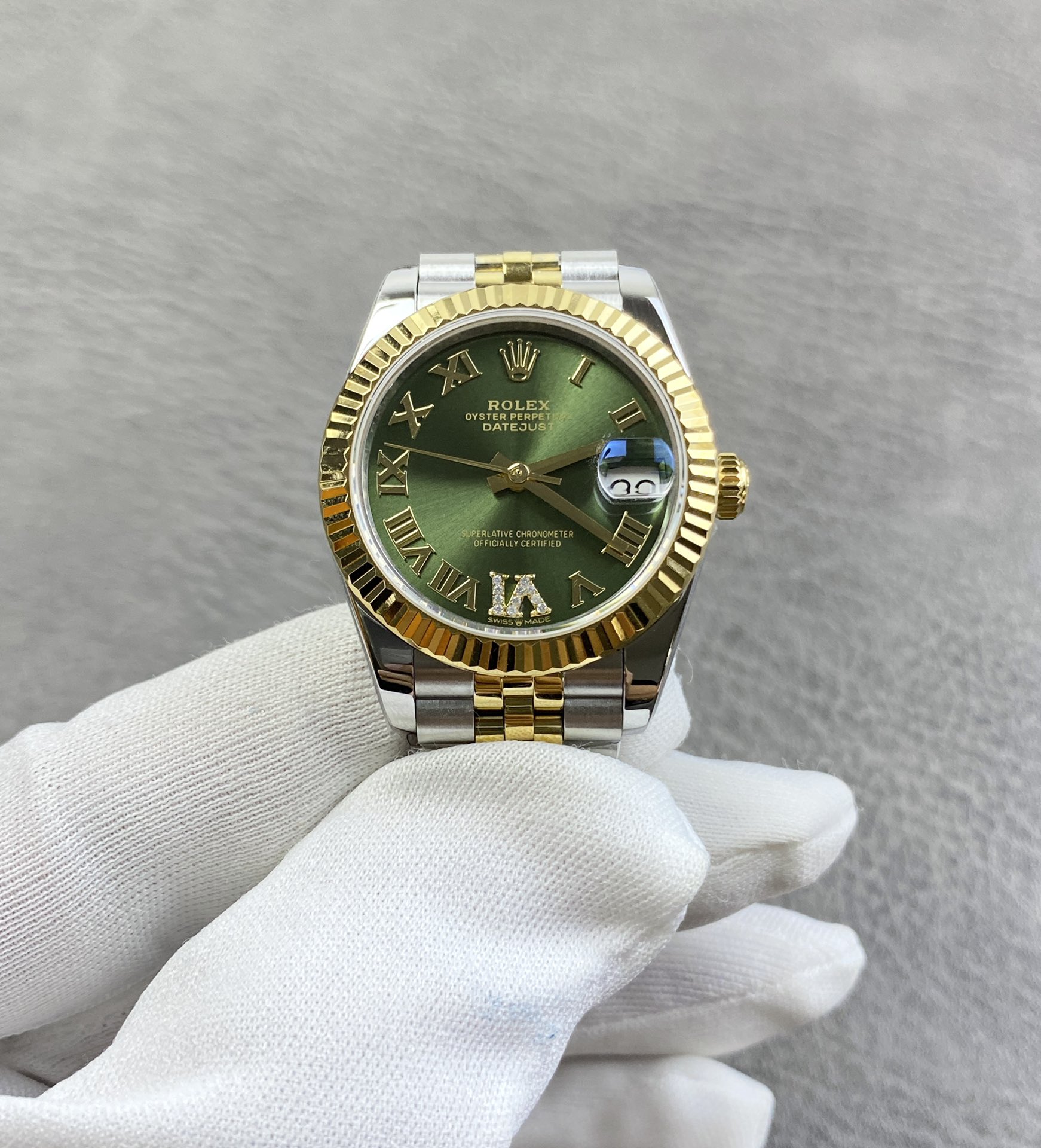 Rolex Datejust Green 2824 31mm