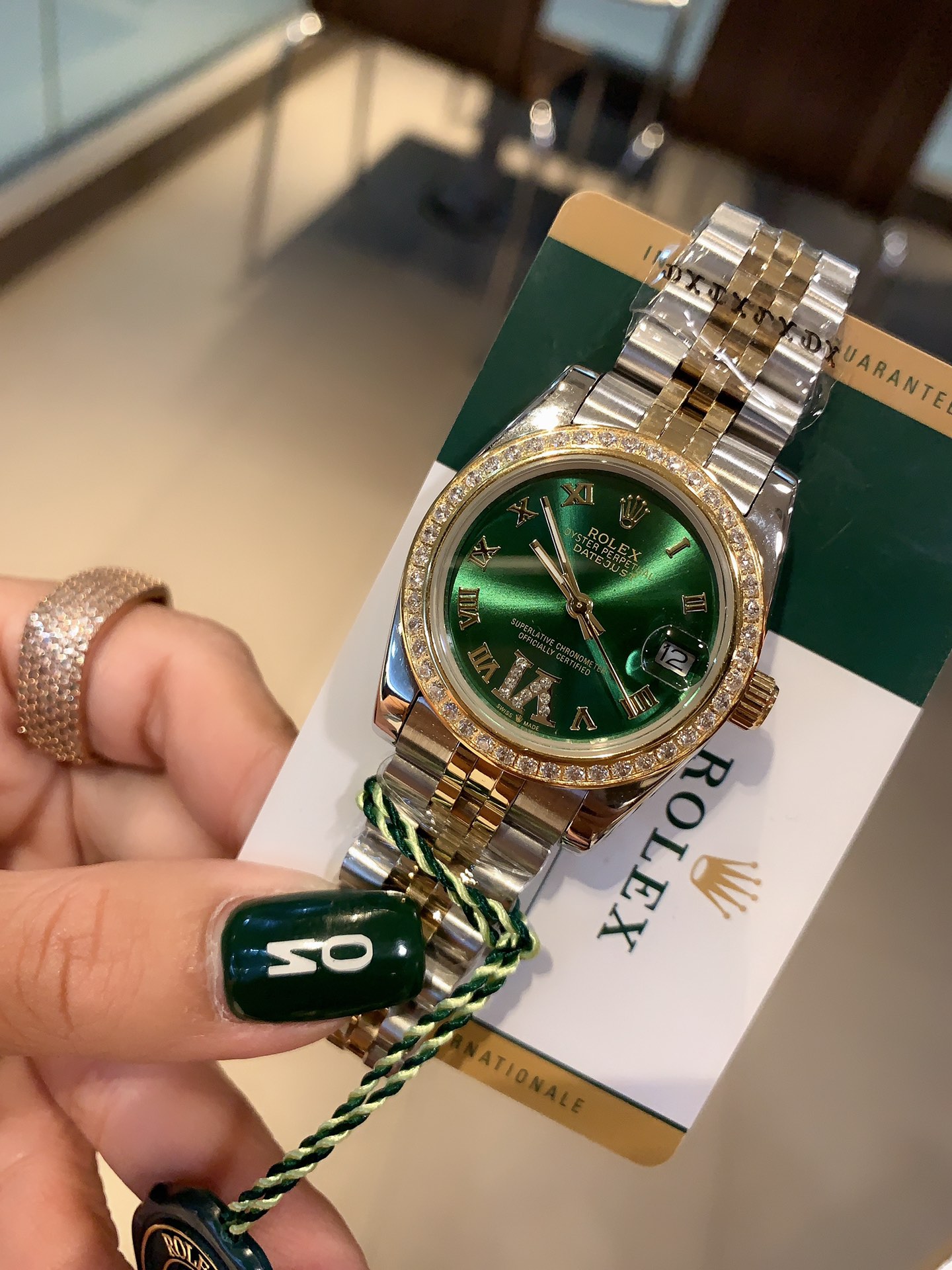 Rolex Datejust Green 31mm