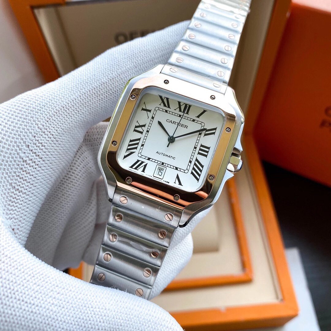 Cartier Santos Blue 11mm