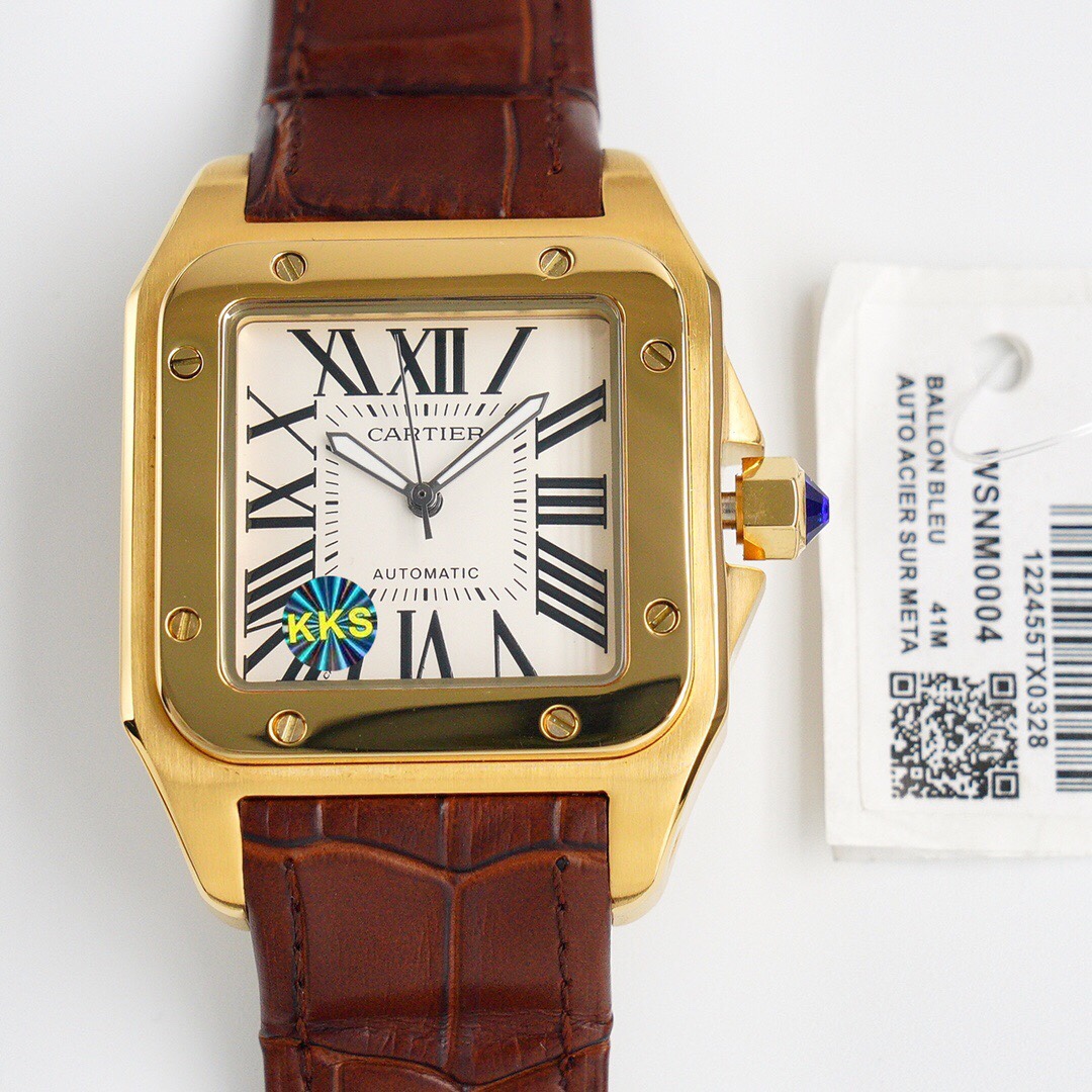Cartier Santos Blue 12245TX 47.5mm