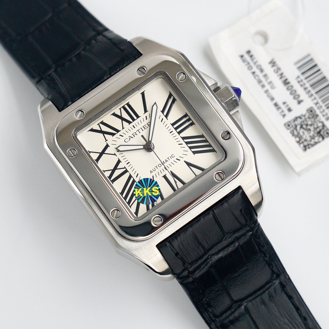 Cartier Santos Blue 12245TX 47.5mm