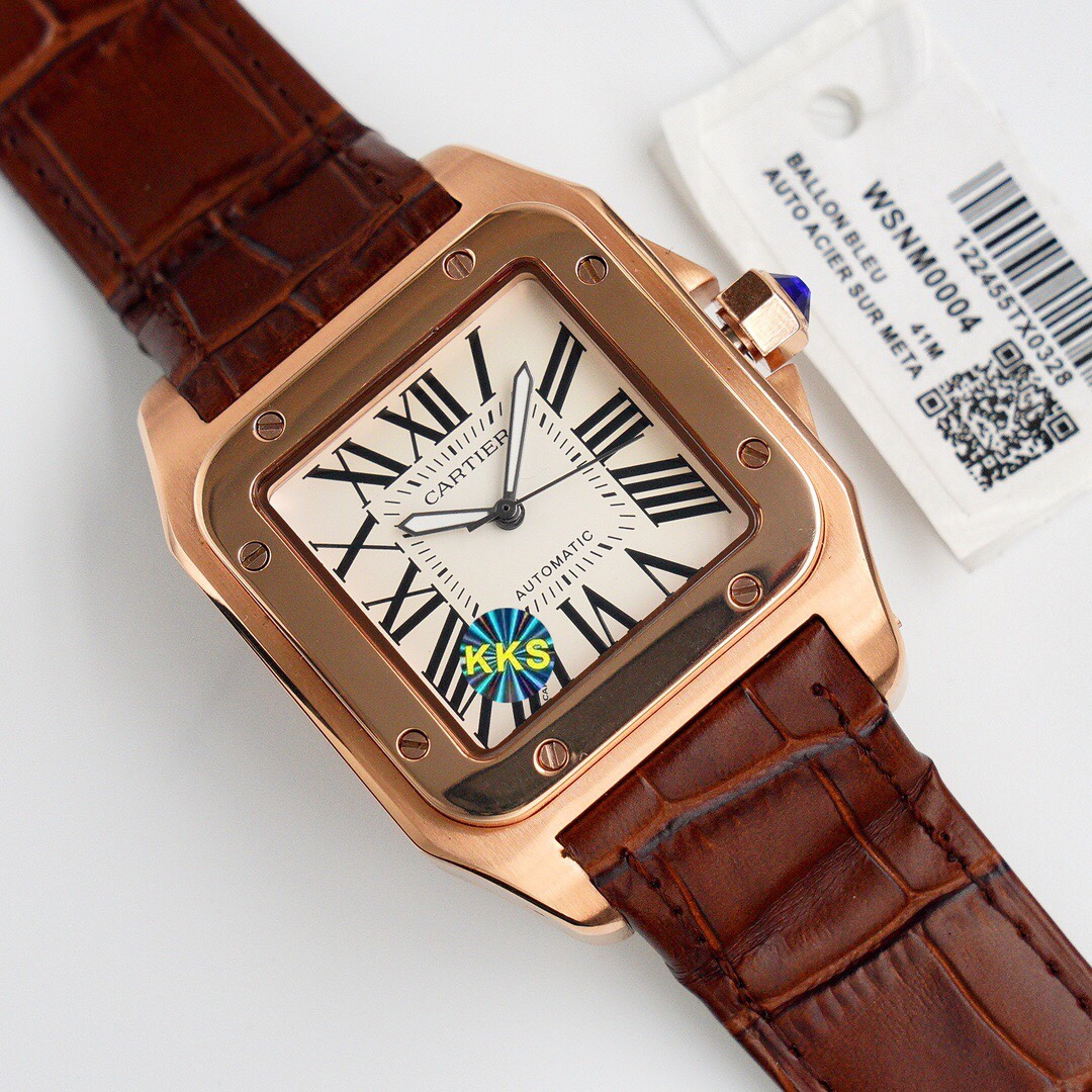 Cartier Santos Blue 12245TX 47.5mm