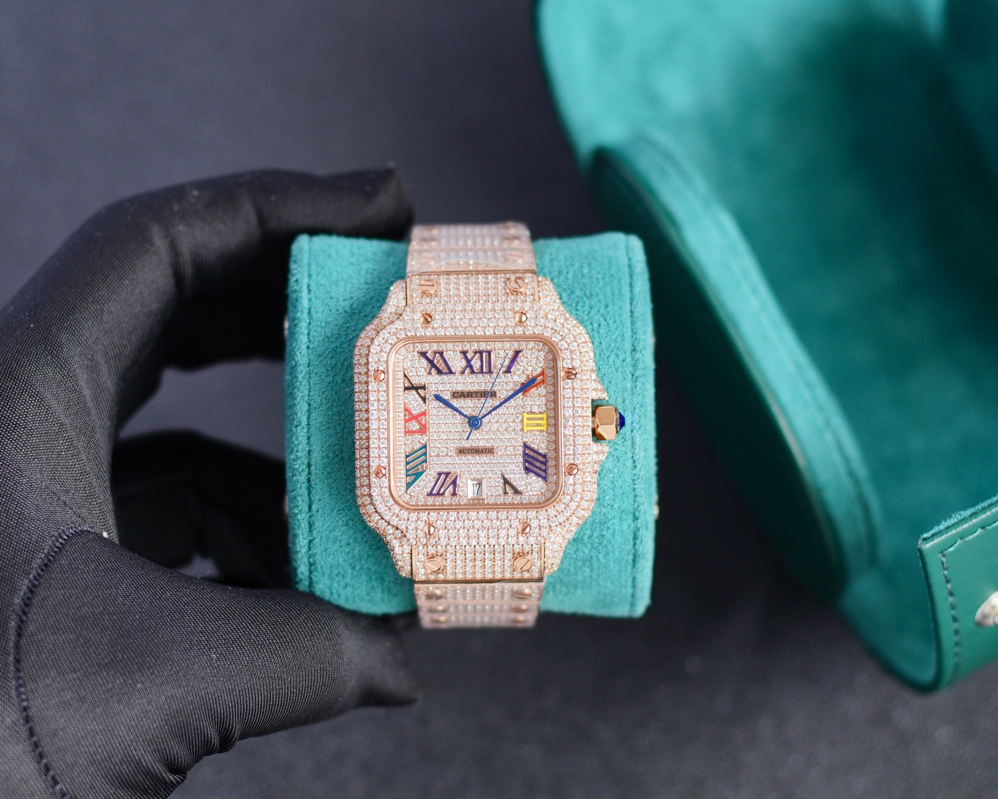 Cartier Santos Blue 40mm