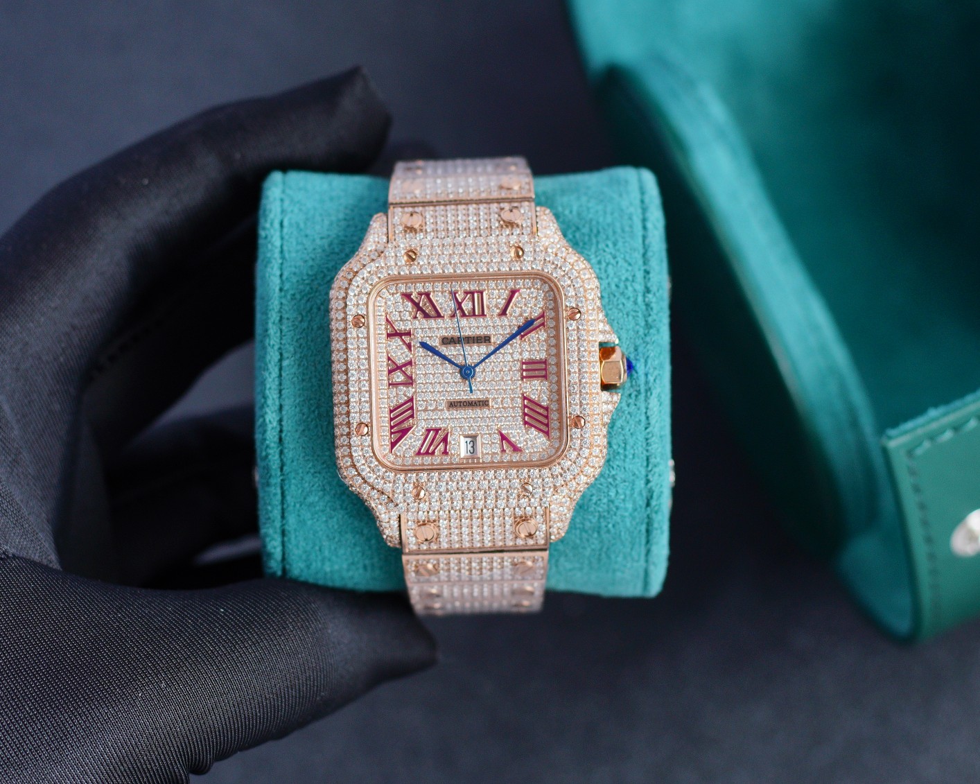 Cartier Santos Blue 40mm