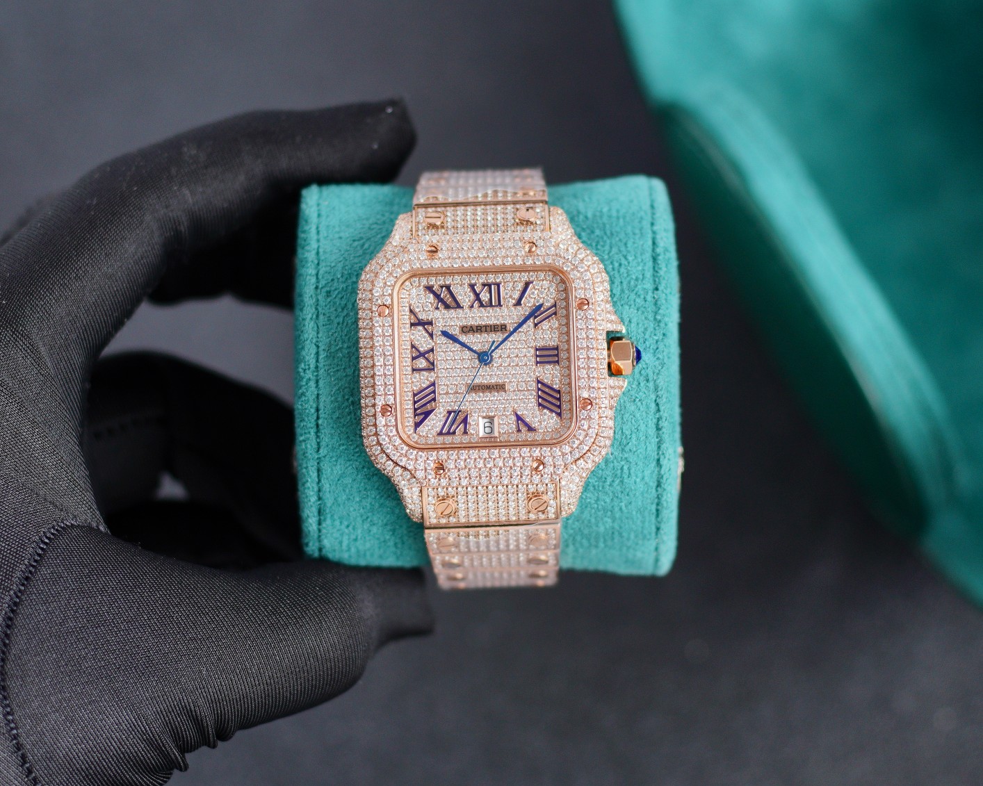 Cartier Santos Blue 40mm