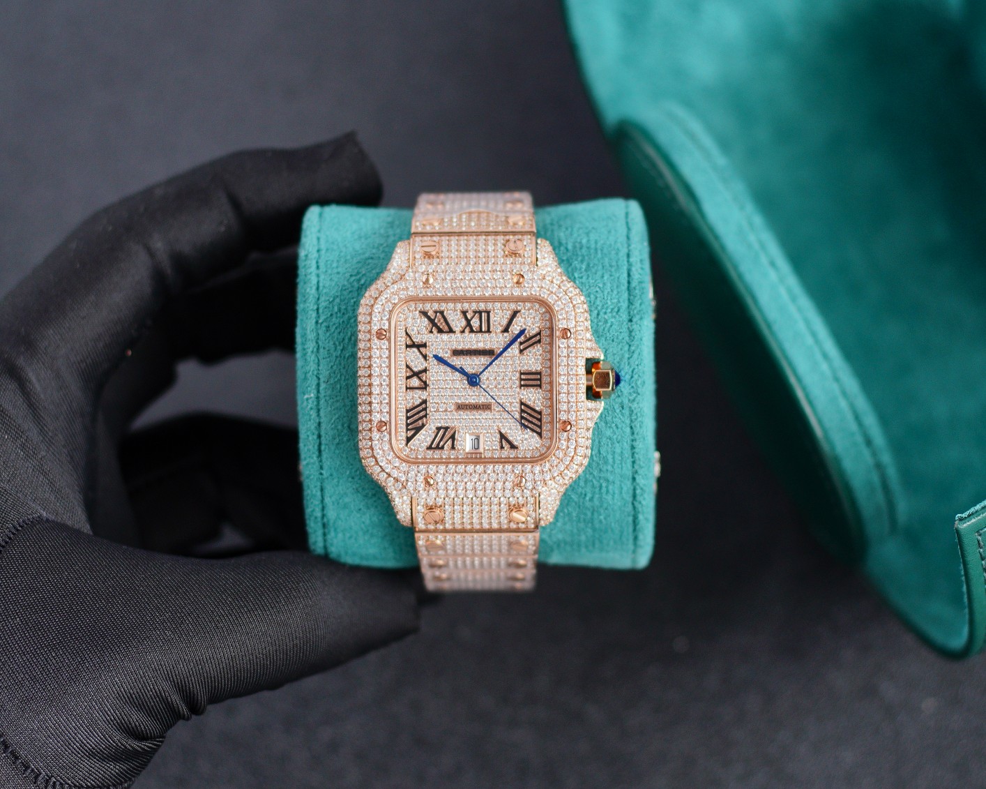 Cartier Santos Blue 40mm