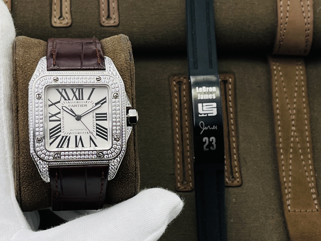 Cartier Santos Blue 41mm