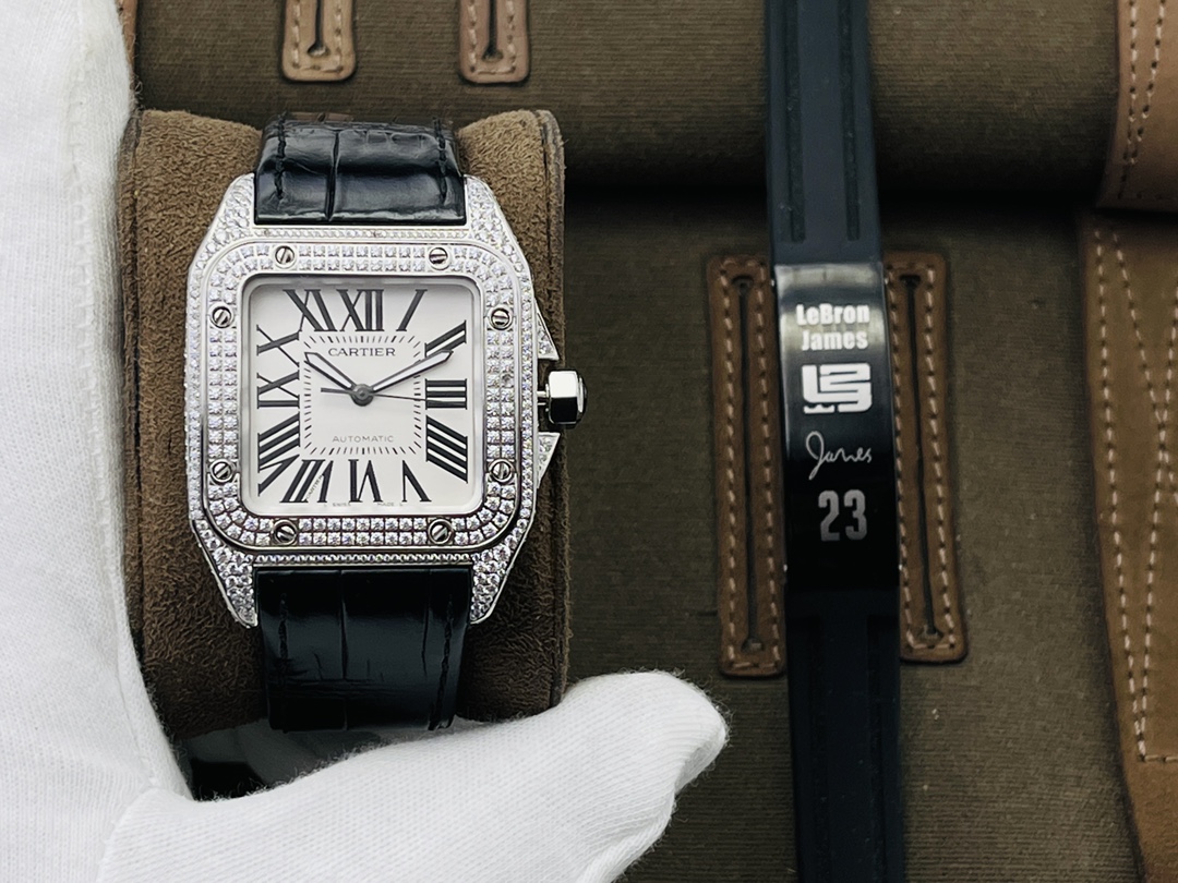 Cartier Santos Blue 41mm