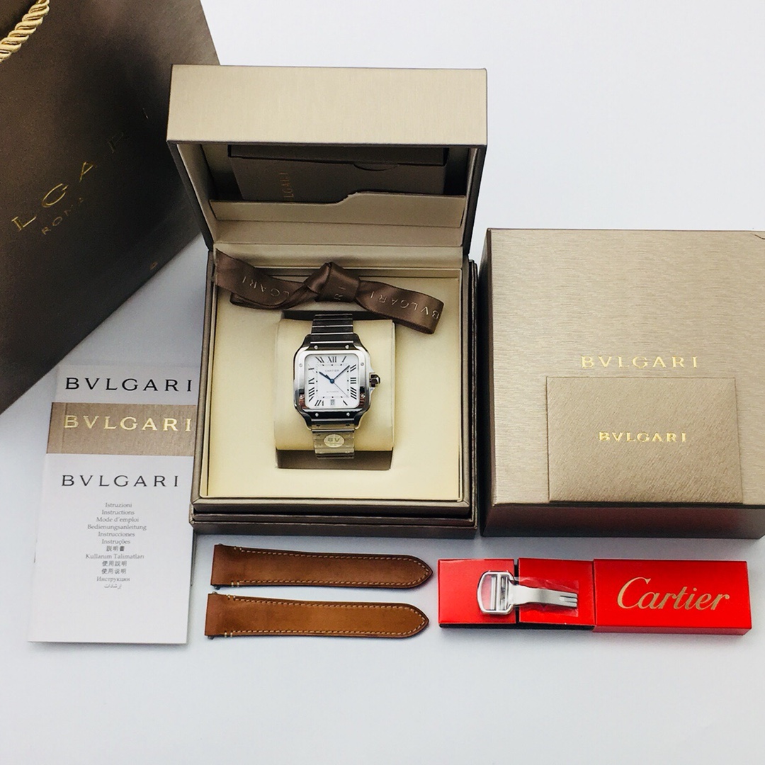 Cartier Santos Blue 9015 AF