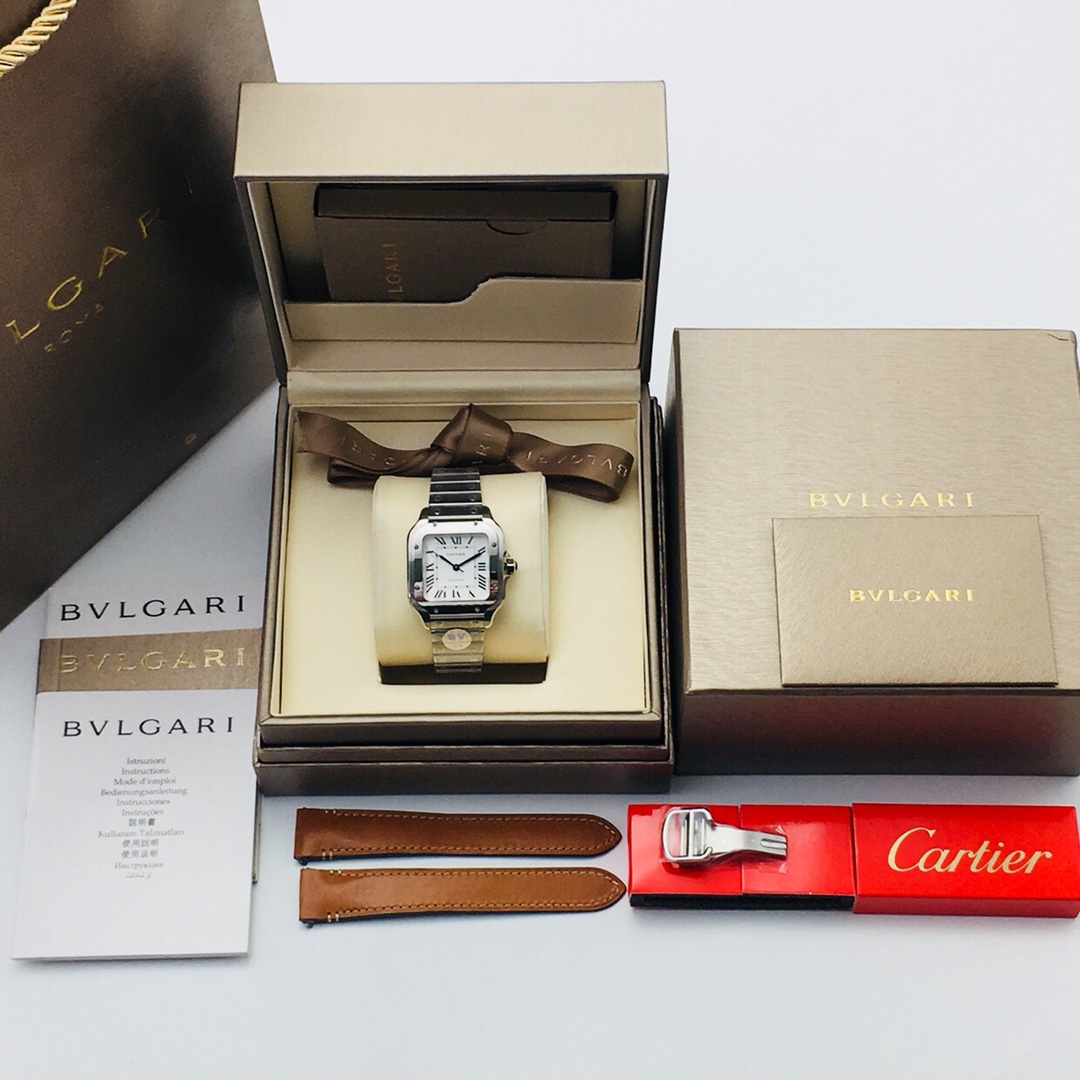 Cartier Santos Blue 9015 AF