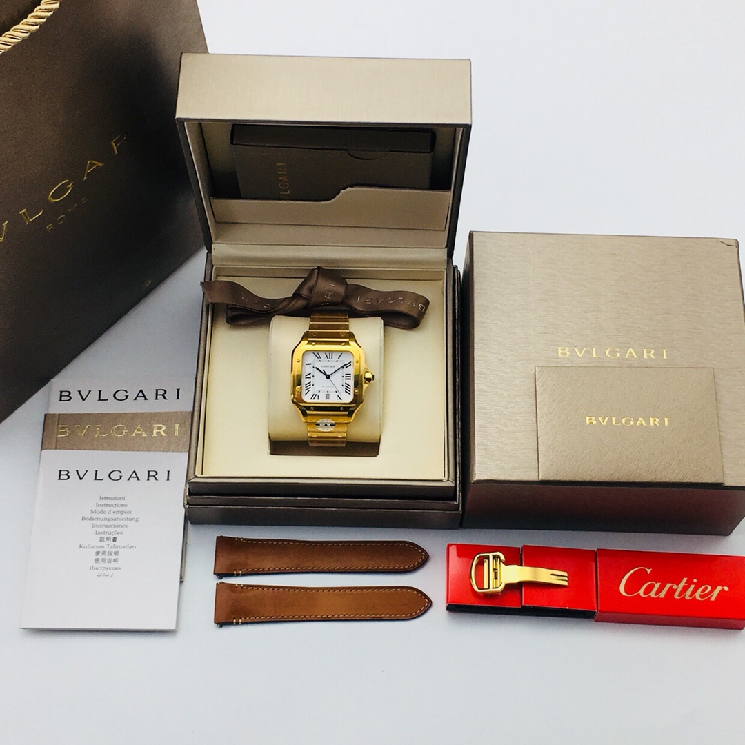 Cartier Santos Blue 9015 AF