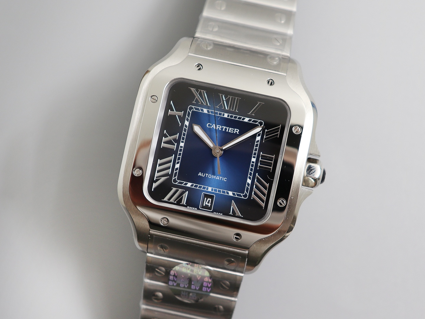 Cartier Santos Blue 9015 AF