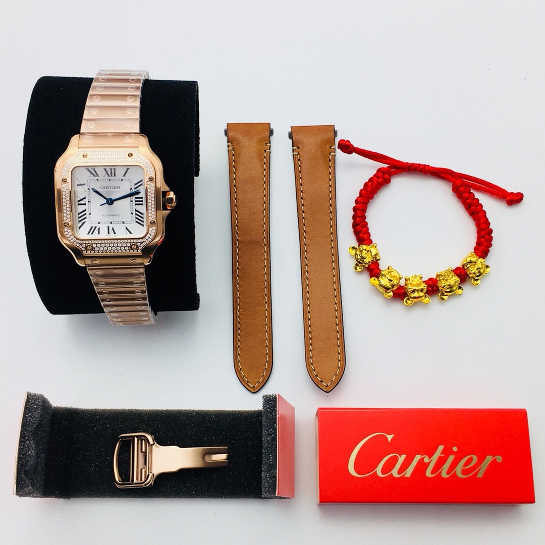 Cartier Santos Blue