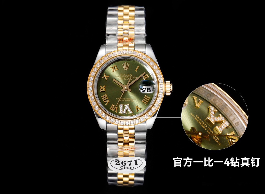 Rolex Datejust Blue 2671 28mm CLEAN
