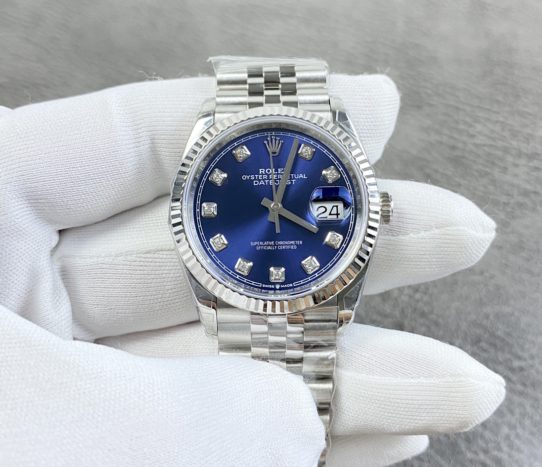 Rolex Datejust Blue 3235 36mm