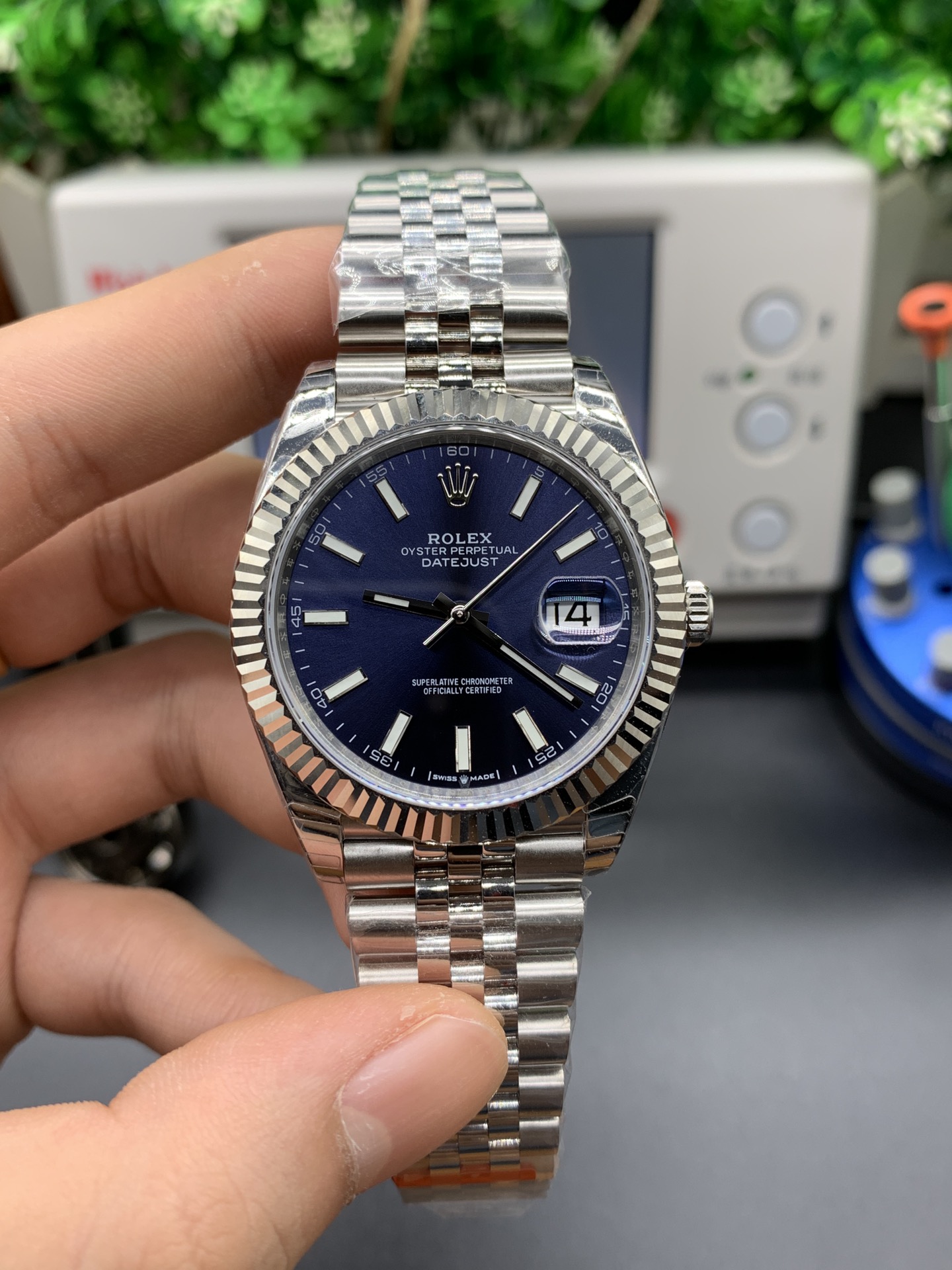 Rolex Datejust Blue EW