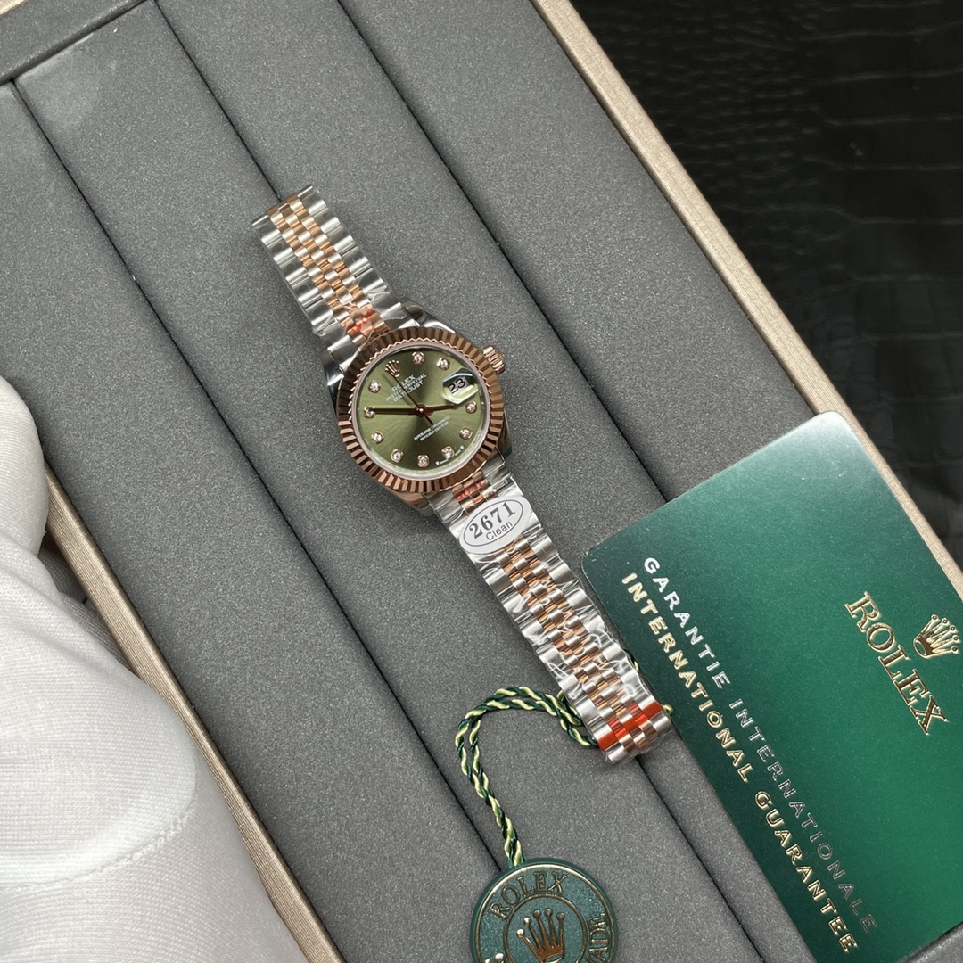Rolex Datejust Green 2671 28mm