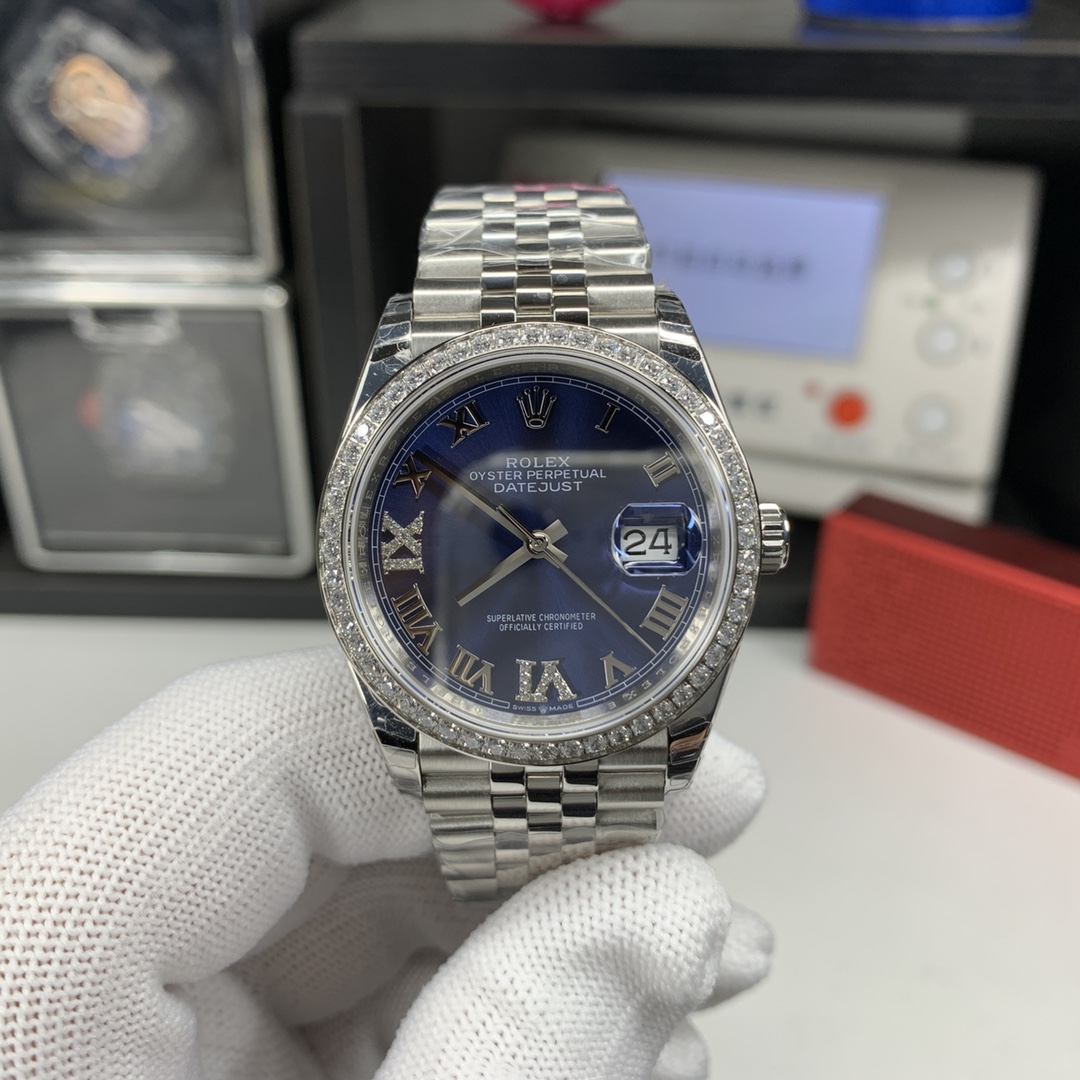 Rolex Datejust Blue 3235 36mm