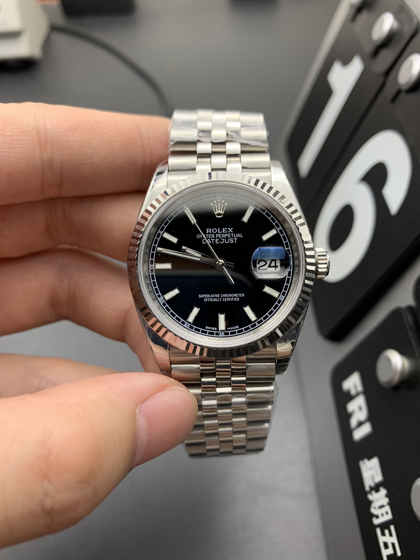 Rolex Datejust Black 36mm EW