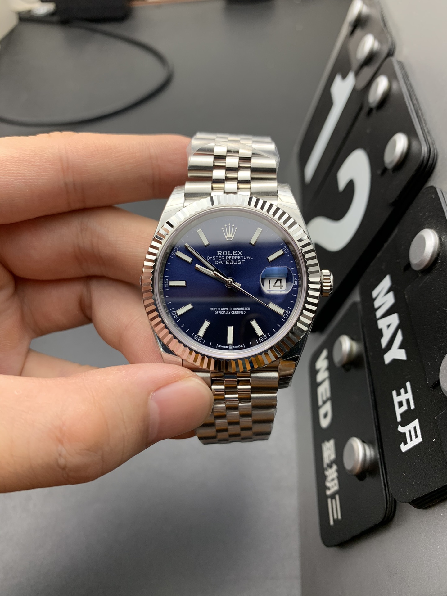 Rolex Datejust Blue EW