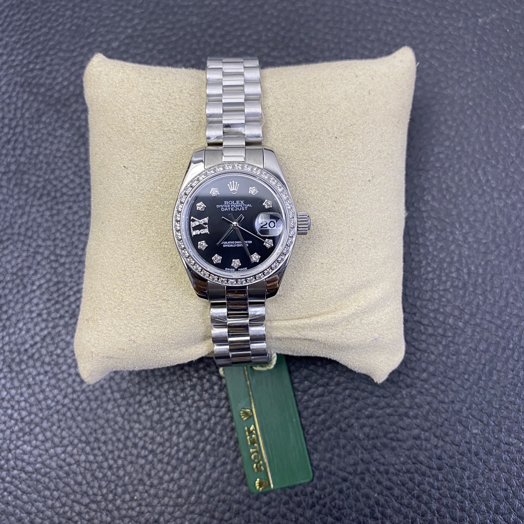 Rolex Datejust Black 28mm