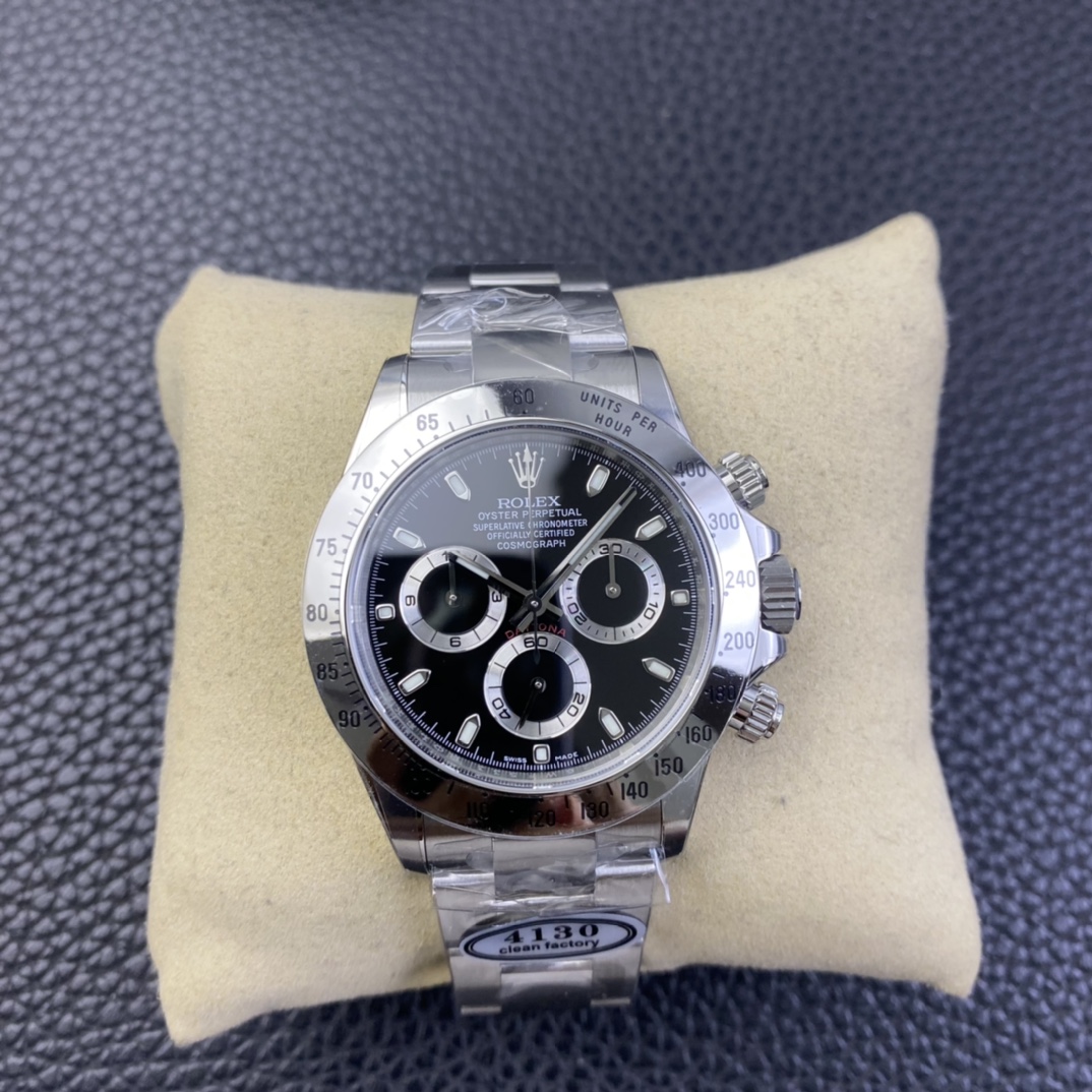 Rolex Daytona Black 4130 CLEAN