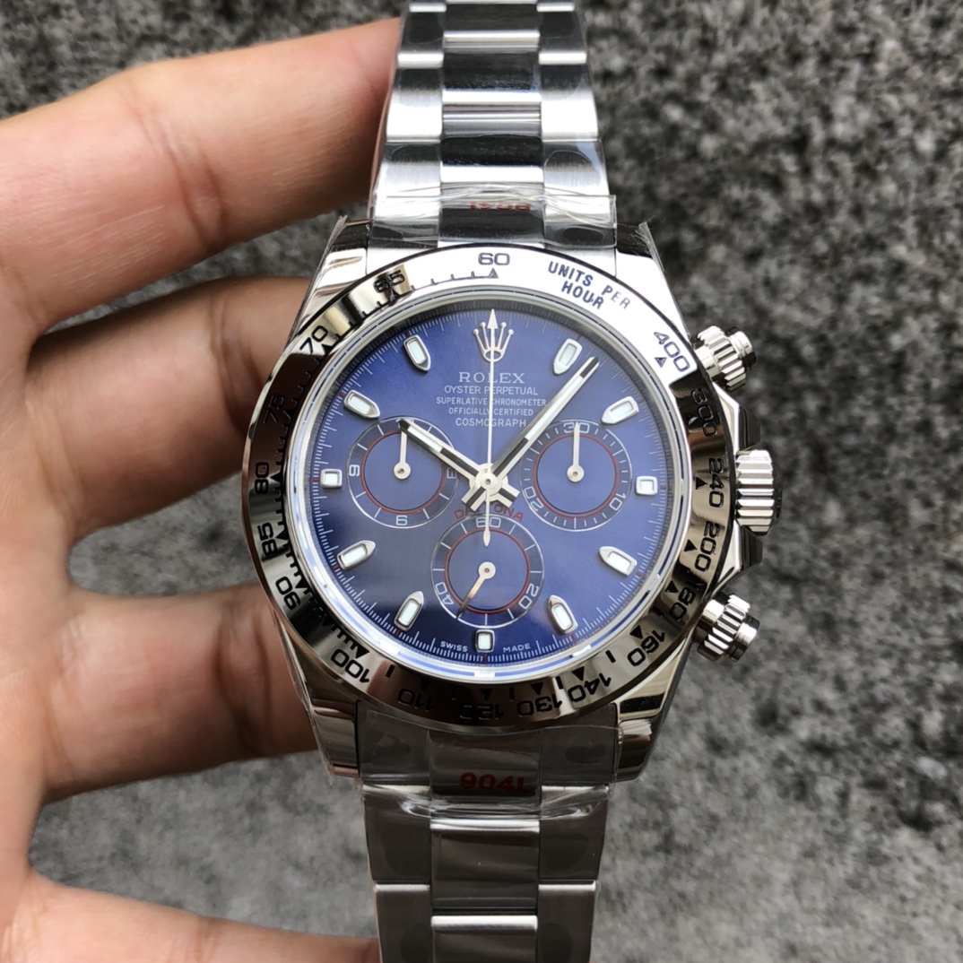 Rolex Daytona Ice Blue 7750 13.5mm