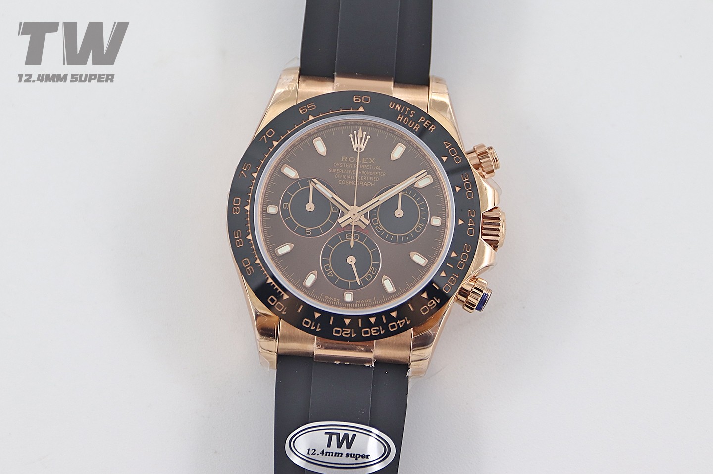 Rolex Daytona Panda Dial 7750 12.4mm TW