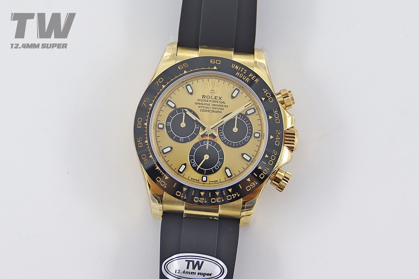 Rolex Daytona Panda Dial 7750 12.4mm TW