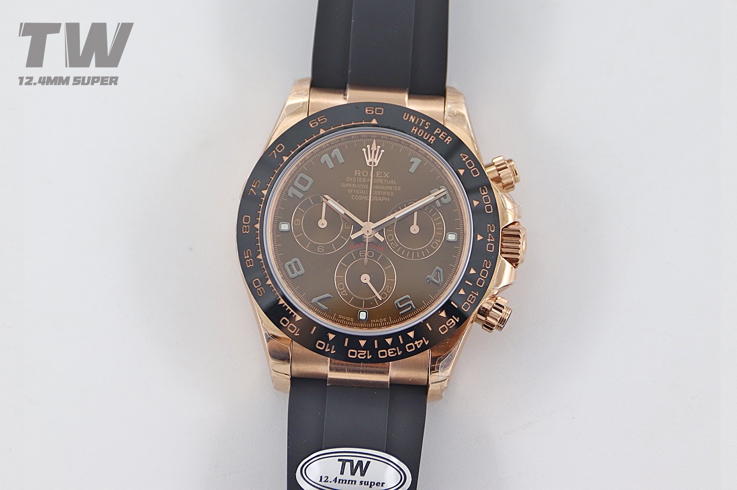 Rolex Daytona Panda Dial 7750 12.4mm TW