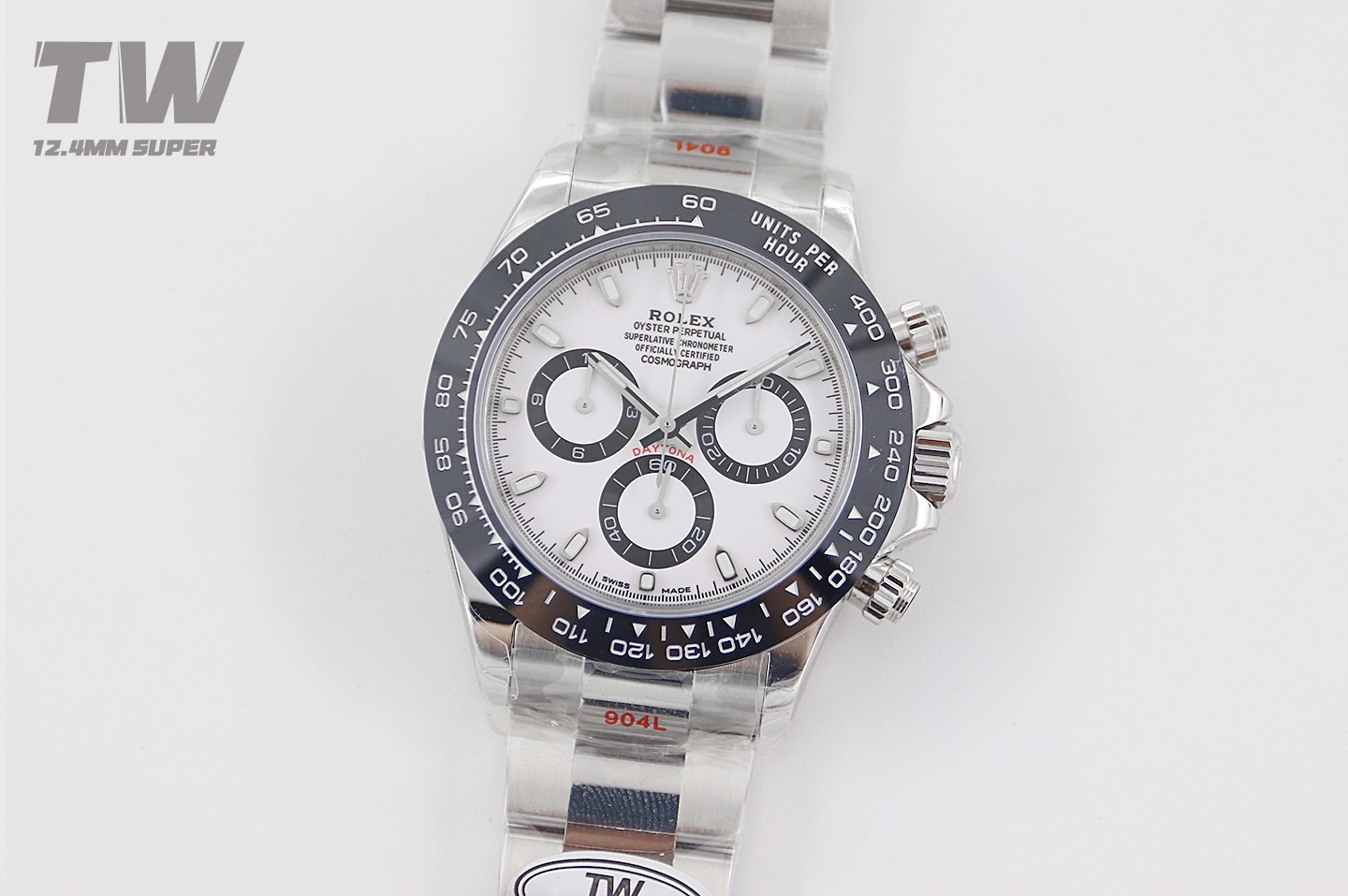 Rolex Daytona Panda Dial 7750 12.4mm TW