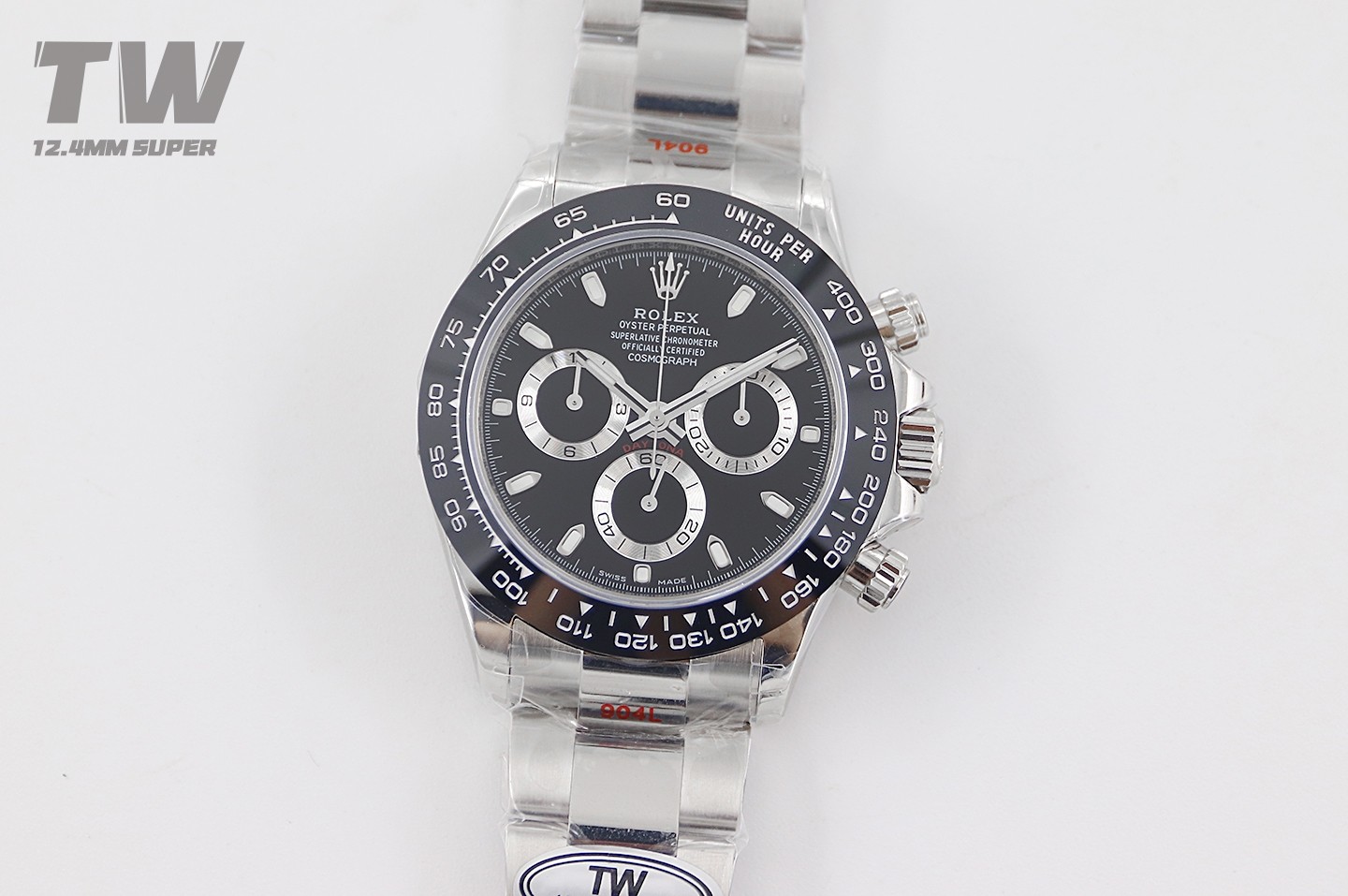 Rolex Daytona Panda Dial 7750 12.4mm TW