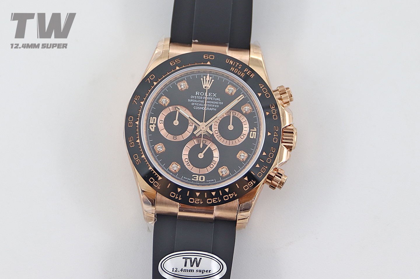 Rolex Daytona Panda Dial 7750 12.4mm TW