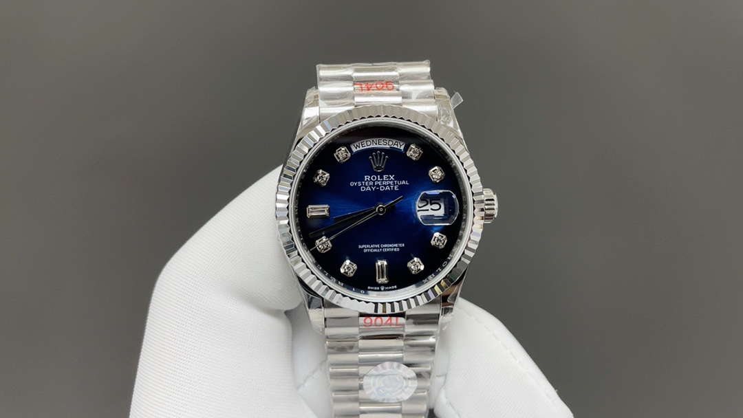 Rolex Day-Date Blue 3255 36mm