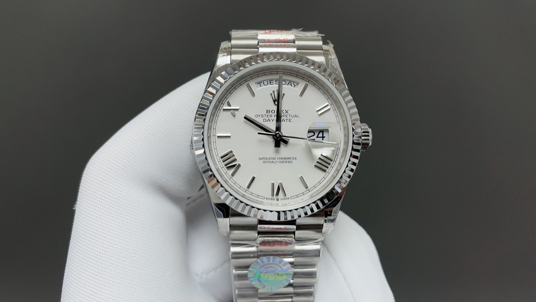 Rolex Day-Date White 3255 36mm