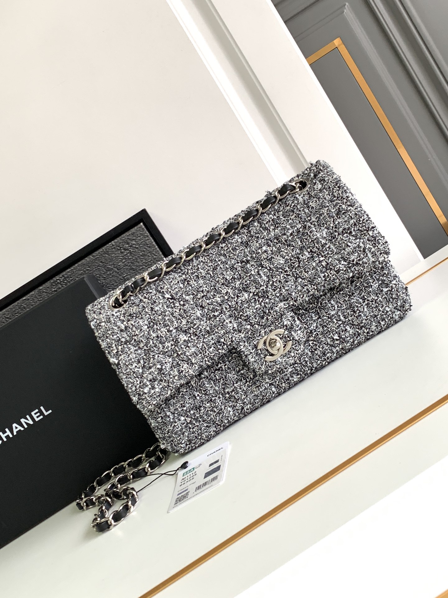 Chanel Classic Flap White 20×10×7cm