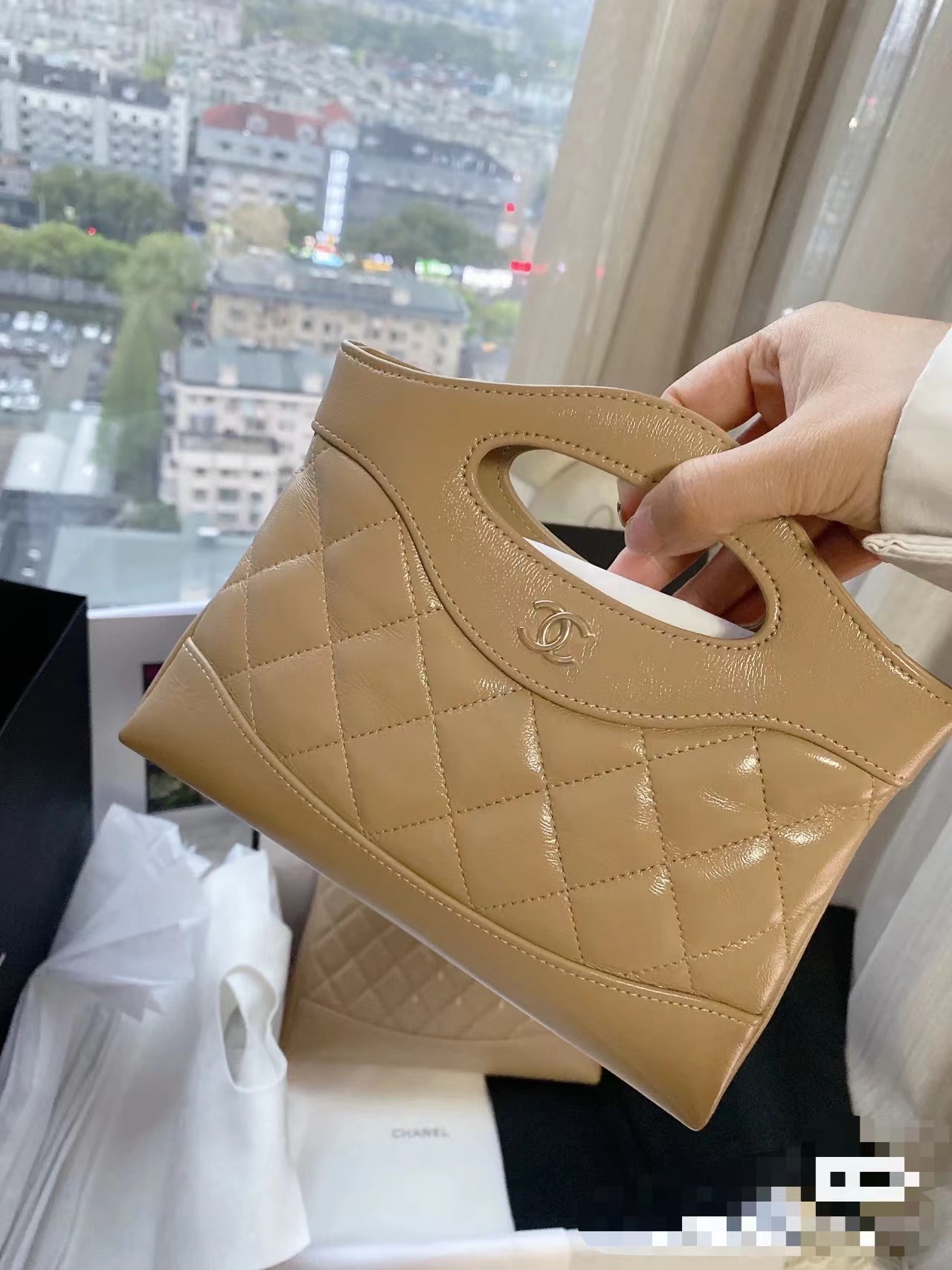 Chanel Gold 3656 17.5×20.5×4cm