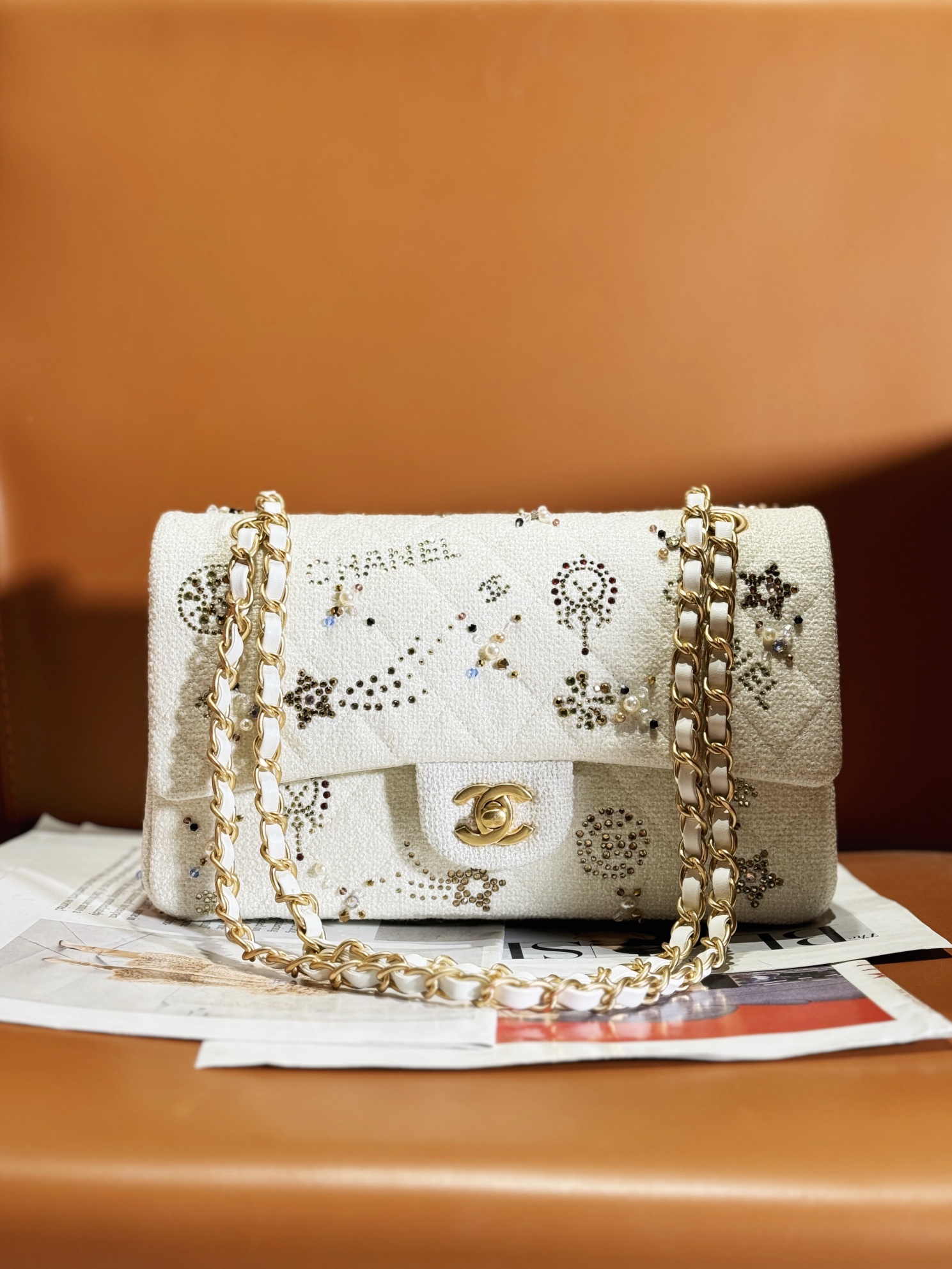 Chanel Classic Flap Gold 15.5×25.5×6.5cm
