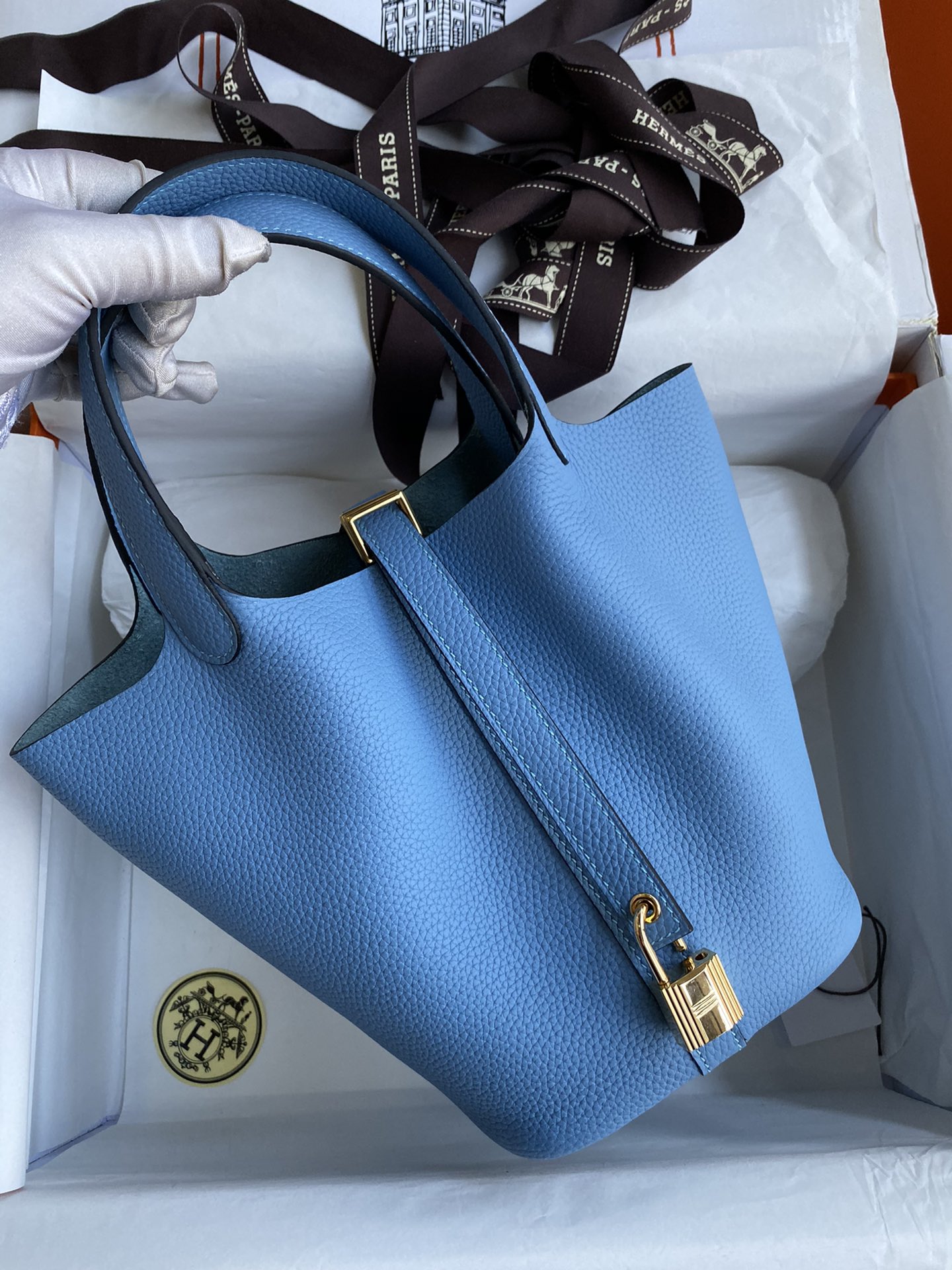 Hermes Picotin Blue